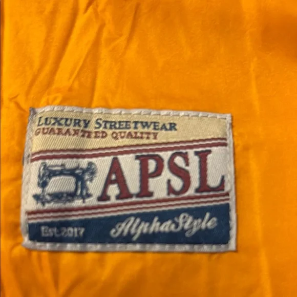 AlphaStyle Red, Blue, White and Golden with Faux Fur Goose Down Jacket Brand New - Picture 6 of 14